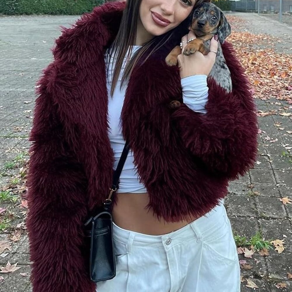 Women's Faux Fur Fluffy Coat